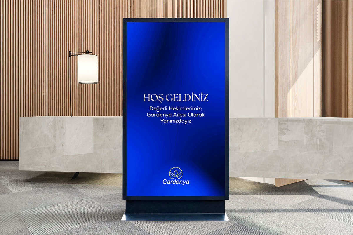 Gardenya Event Welcome Screen Design