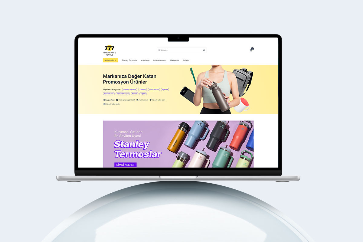 777 Promotion Website Design